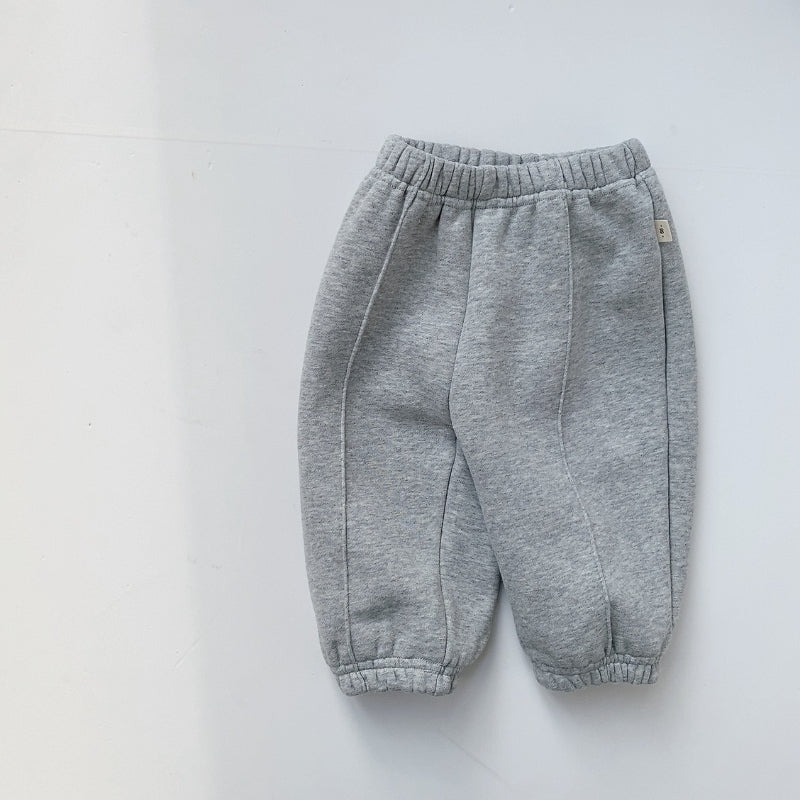 【BABY】無地厚手フリースパンツSK100821