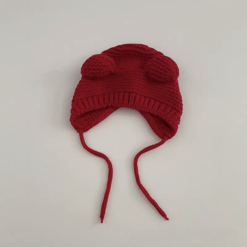【HAT】ぷっくり耳ニット帽子SK101613