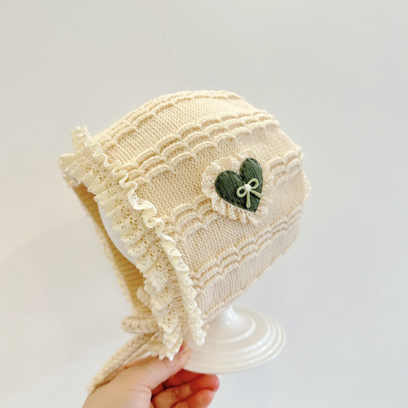【HAT】ハートレースベビーボンネットSK101614
