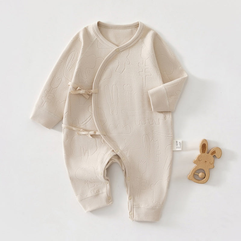 【BABY】北欧風アニマルジャカードカバーオールSK102607