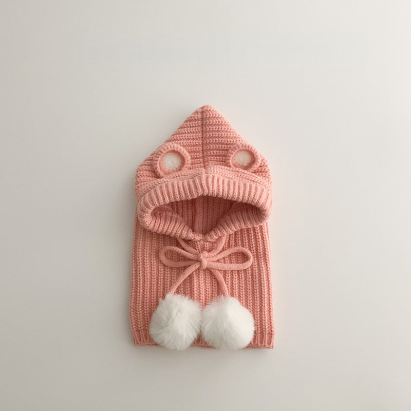 【HAT】クマ耳ポンポン帽子SK102438