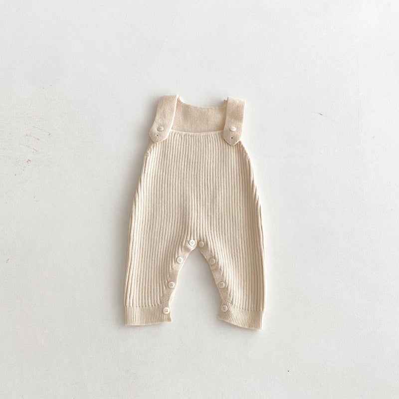 【BABY】シンプルニットサロペットSK092529