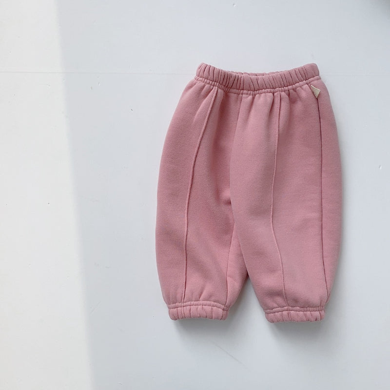 【BABY】無地厚手フリースパンツSK100821