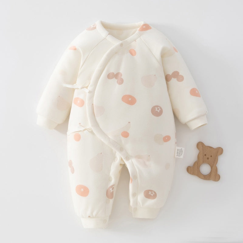 【BABY】冬新作北欧風カートゥーン中綿カバーオールSK102610