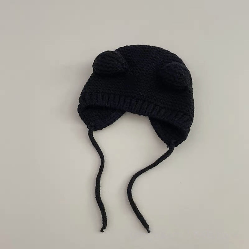 【HAT】ぷっくり耳ニット帽子SK101613