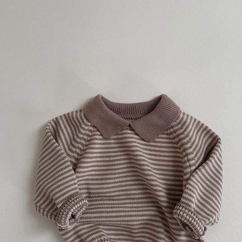 【BABY&KID】無地ORボーダー柄ニットセーター全3色SK11373