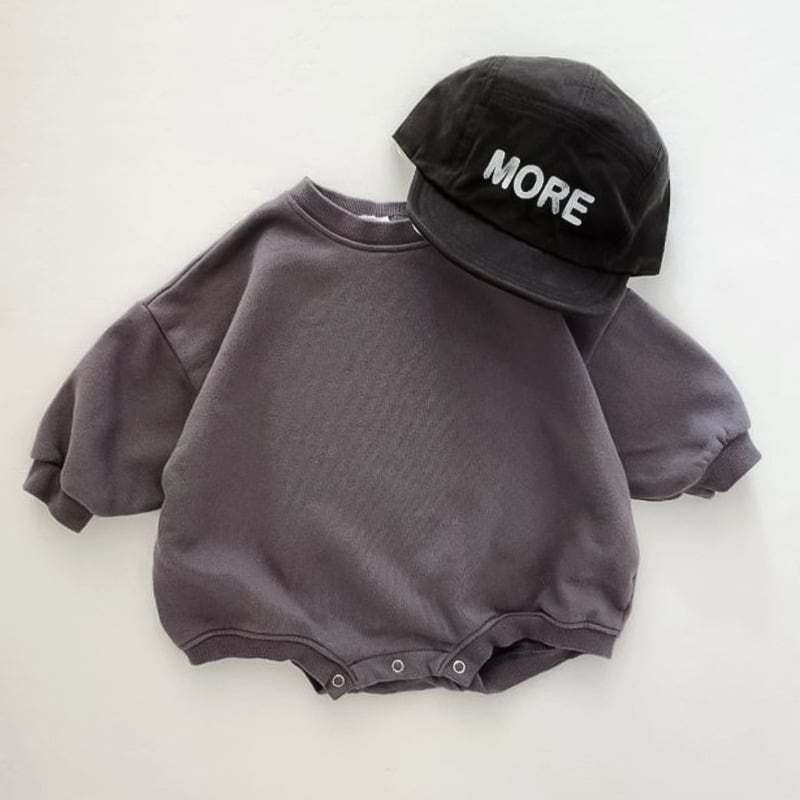 【BABY&KID】シンプルデザインロンパース 全5色SK11353
