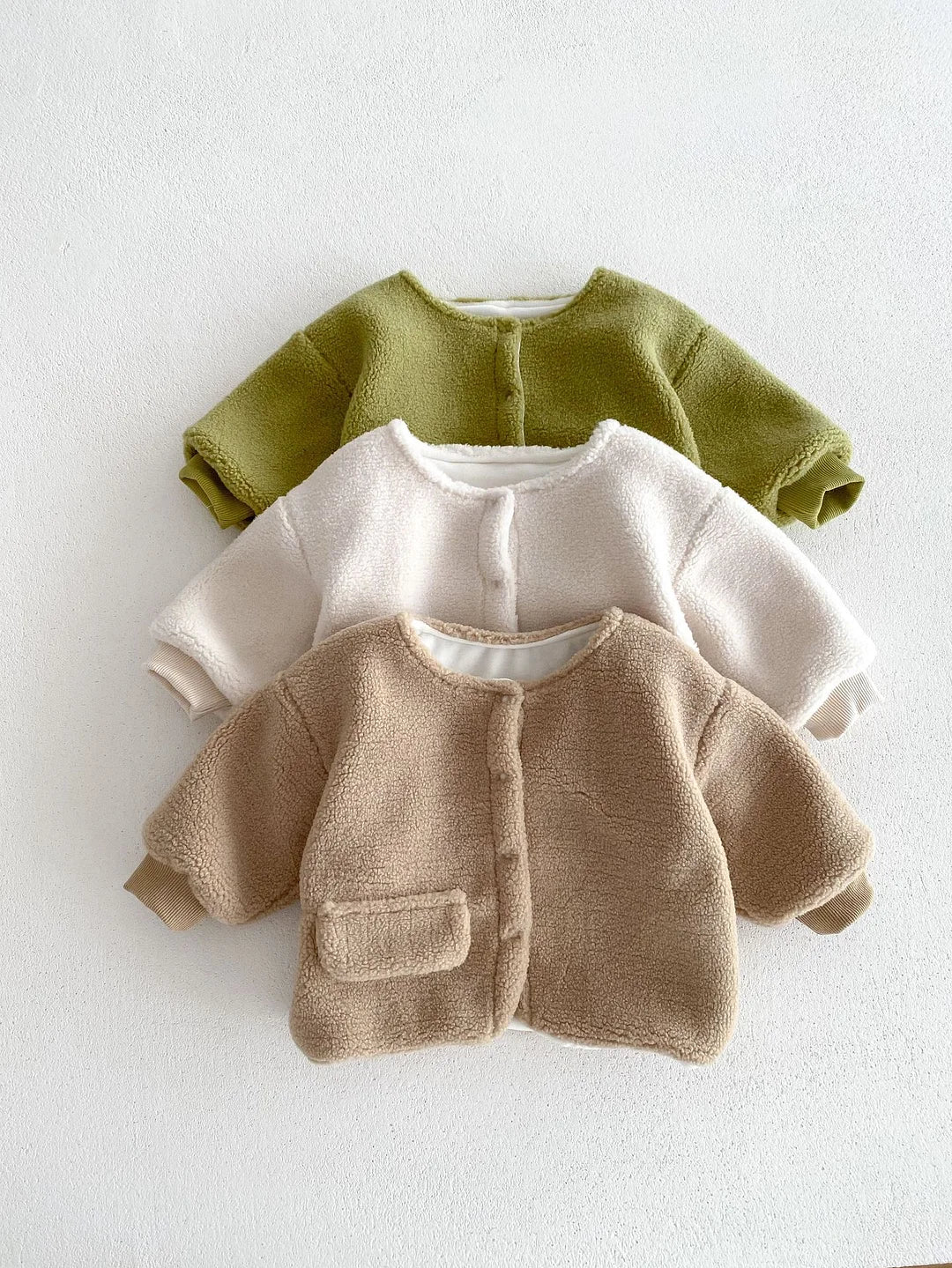 【BABY&KID】冬新作ポケット付きボアアウターSK11347