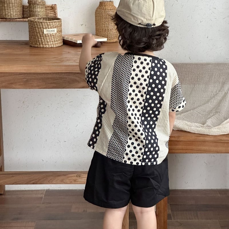 【BABY&KID】夏新作 オシャレドットセットアップ、ワンピースSK0631012