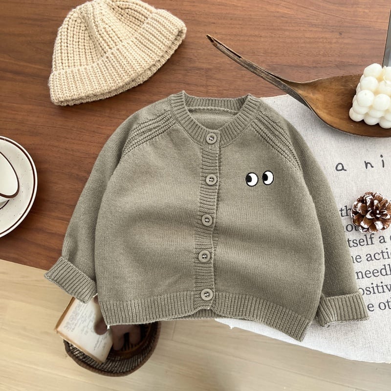 【BABY&KID】ビッグアイズオシャレカーディガンSK031609