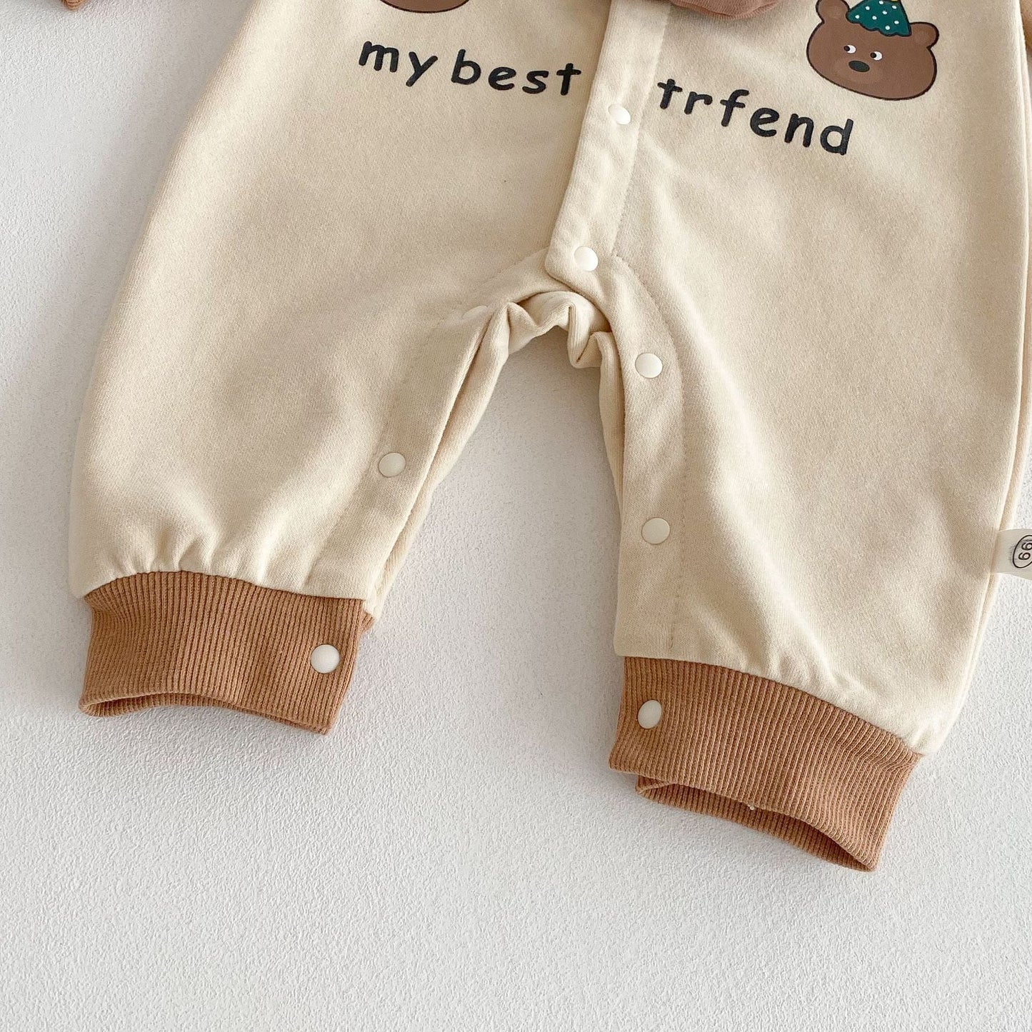 【BABY】my best friend熊さんロンパースSK030712