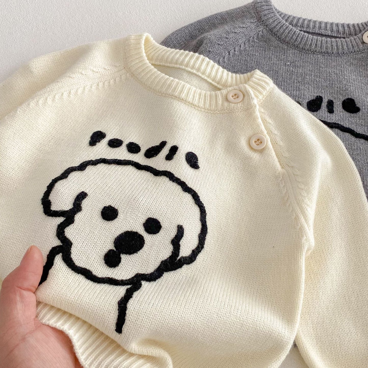【BABY&KID】ペット柄可愛いセーターSK030718