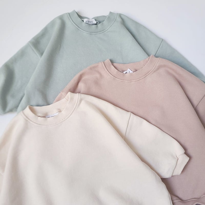 【BABY&KID】シンプルデザインロンパース 全5色SK11353