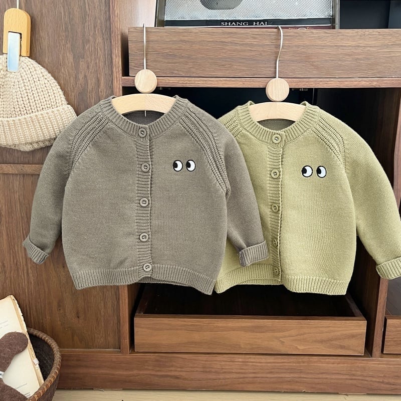 【BABY&KID】ビッグアイズオシャレカーディガンSK031609