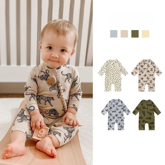 【BABY&KID】北欧風 モチーフカバーオールSK012505