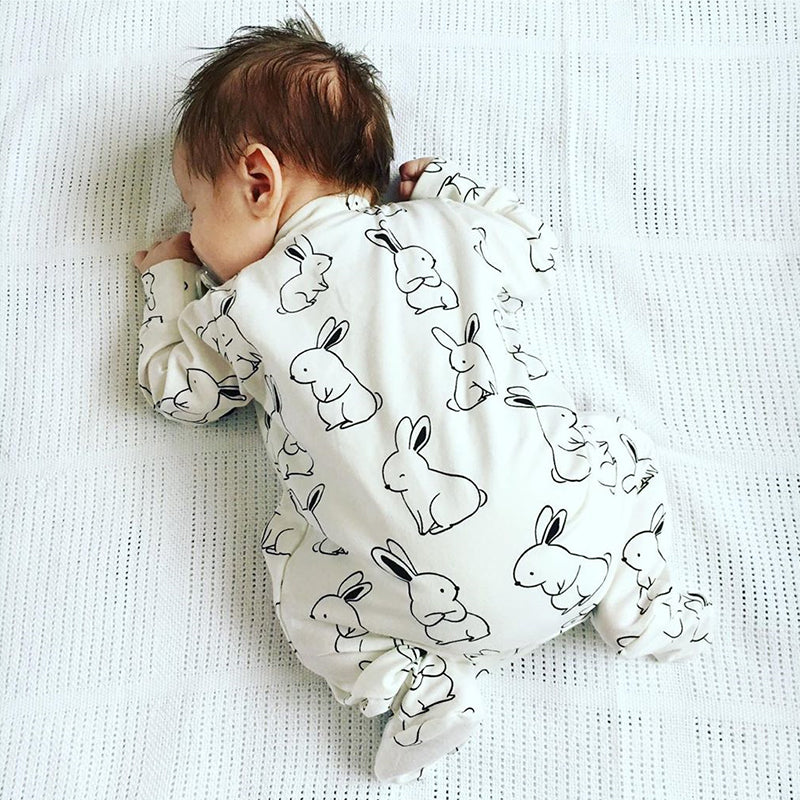 【BABY】北欧風 ラヴィットロンパースSK012503