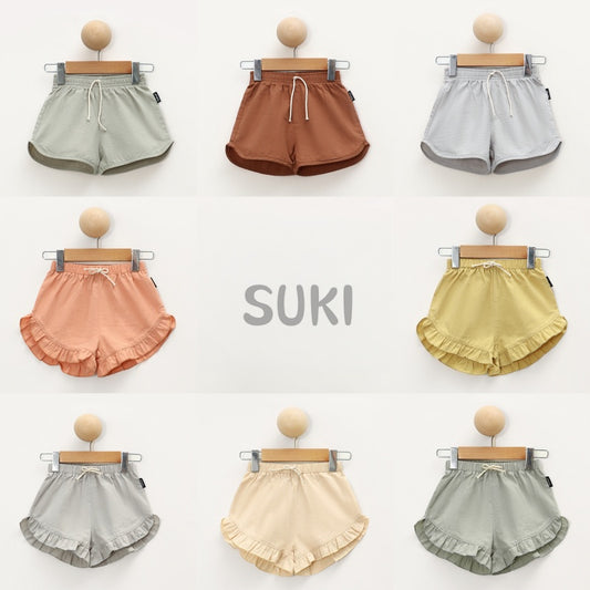 【BABY&KID】夏新作 北欧風薄手コットンショートパンツSK092018