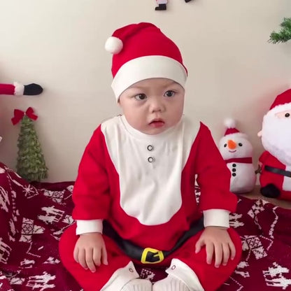 【BABY】クリスマステーマベビーカバーオールSK102802