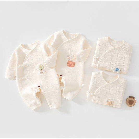 【BABY】冬新作刺繍キルティングカバーオールSK108205