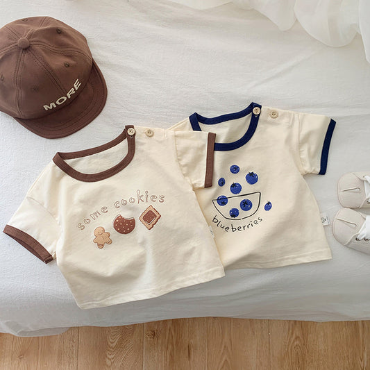 【BABY】夏新作 クッキー柄TシャツSK091721