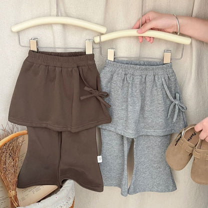 【BABY&KID】フェイクレイヤードベルパンツSK102332