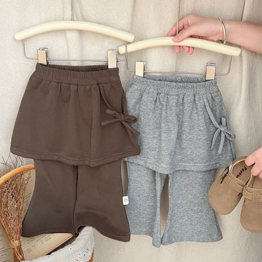 【BABY&KID】フェイクレイヤードベルパンツSK102332