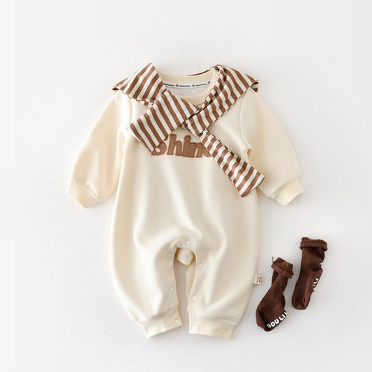 【BABY】韓国風ロゴカバーオール＆ケープSK104212