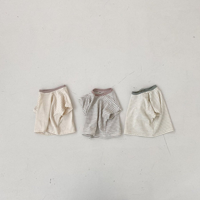 【BABY】夏新作 ボーダー半袖TシャツSK082715