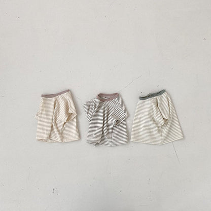 【BABY】夏新作 ボーダー半袖TシャツSK082715