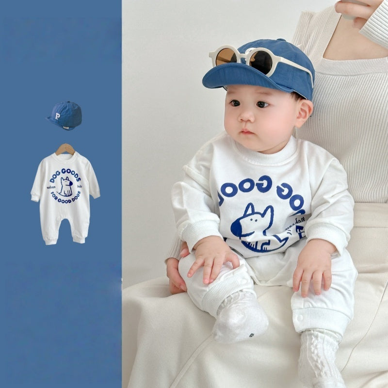 【BABY】わんちゃんモチーフカバーオールSK104109