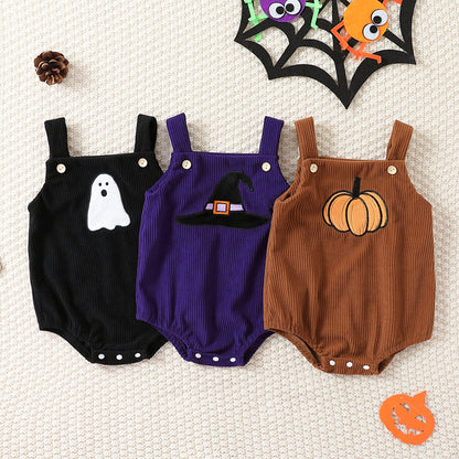 【BABY】ハロウィンコーデュロイキャミロンパースSK102008