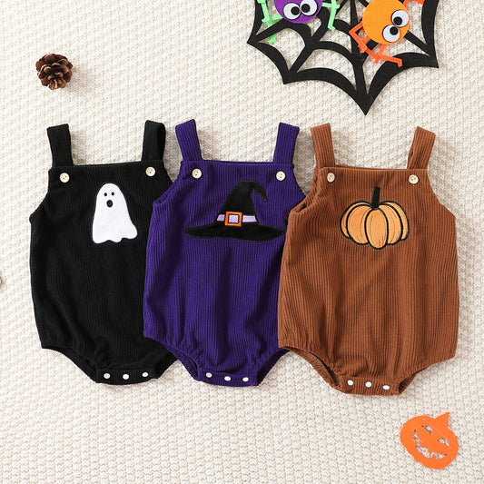 【BABY】ハロウィンコーデュロイキャミロンパースSK102008