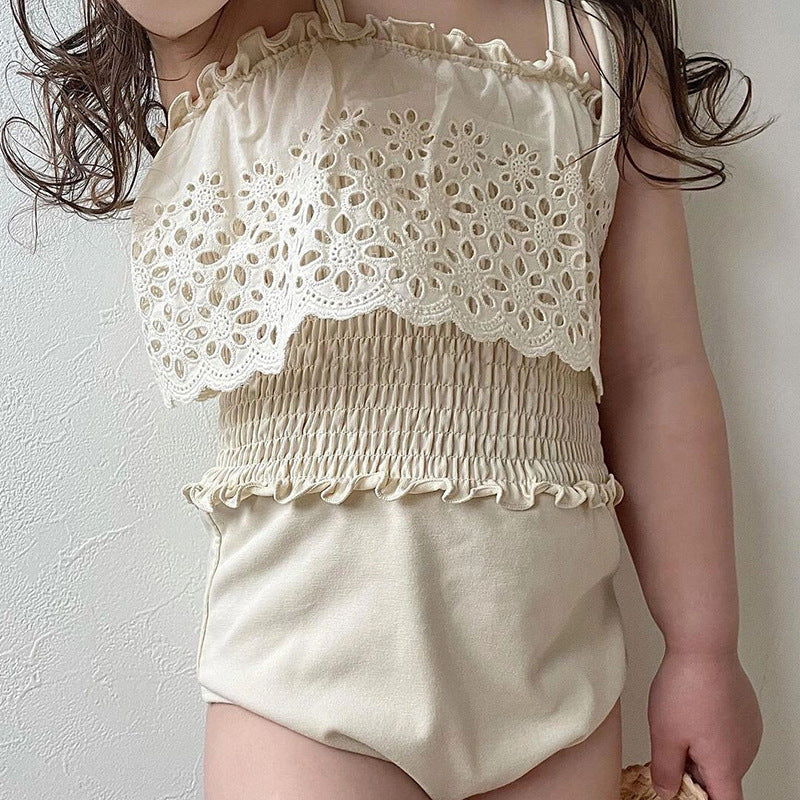 【BABY&KID】夏新作 レースフリル水着SK090902