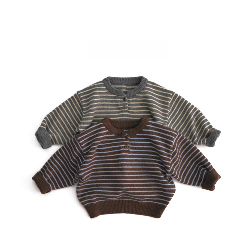 【BABY&KID】ボーダープルオーバーニットSK100539