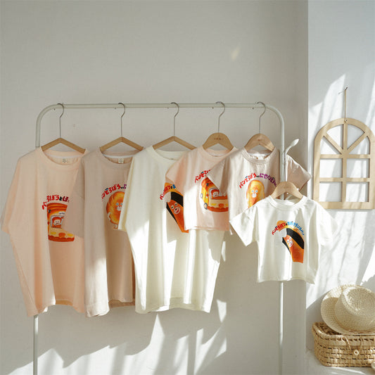 【親子】夏新作 キャラクターTシャツSK090808