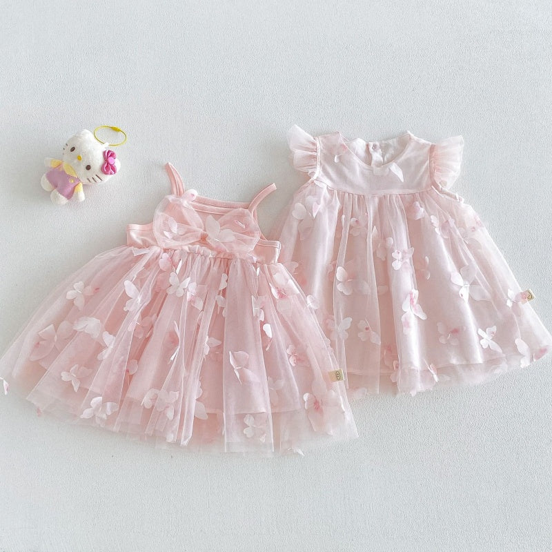 【BABY&KID】夏新作立体バタフライワンピースSK106112