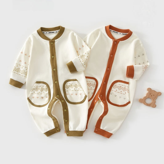 【BABY】北欧風レトロ綿カバーオールSK102616