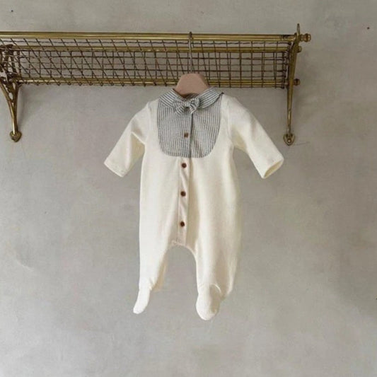 【BABY】切替フット付きロングカバーオールSK103412