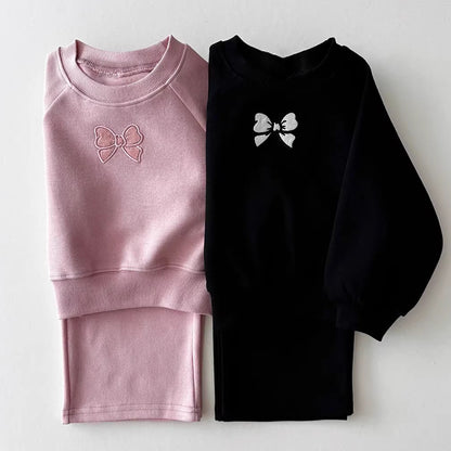 【BABY&KID】蝶結び柄セットアップSK051612