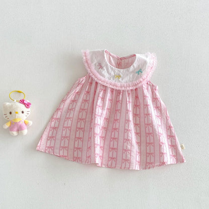 【BABY&KID】夏新作蝶結びワンピースSK106113