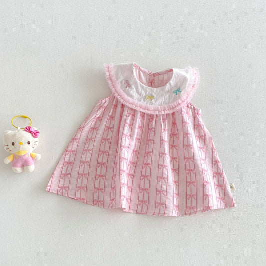 【BABY&KID】夏新作蝶結びワンピースSK106113