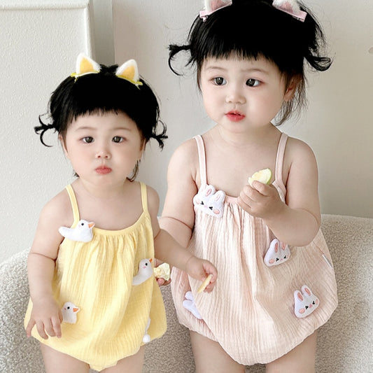 【BABY】夏新作 うさぎ、ひよこロンパースSK091712
