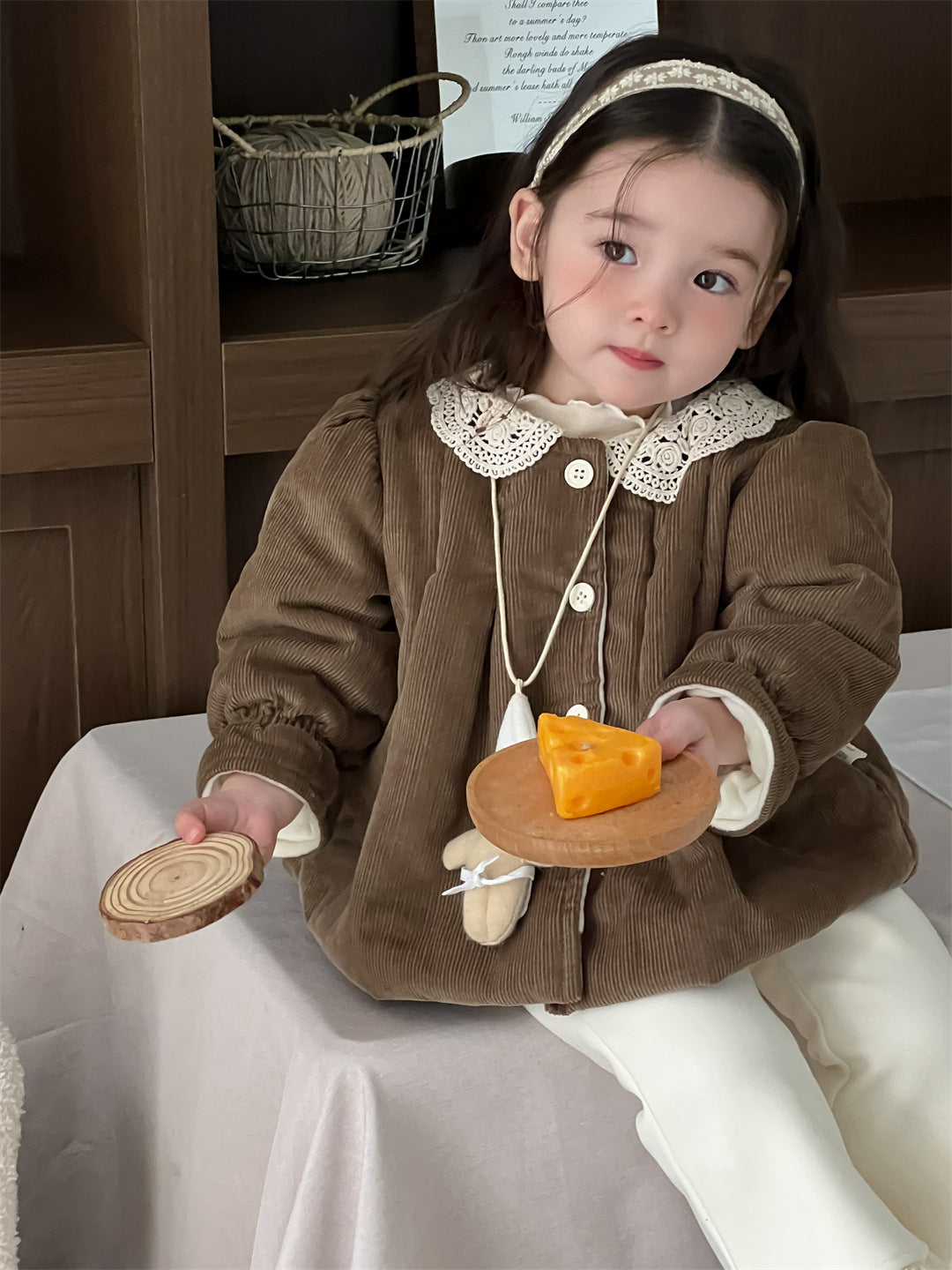 【BABY&KID】プリンセス暖かいアウターSK021507