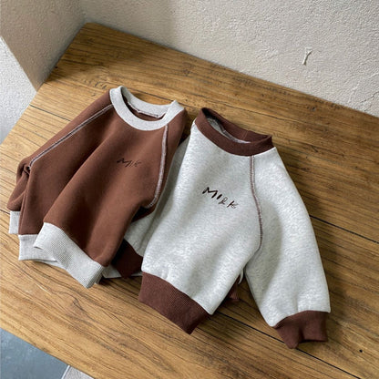 【BABY】裏起毛カジュアルセットアップSK101537