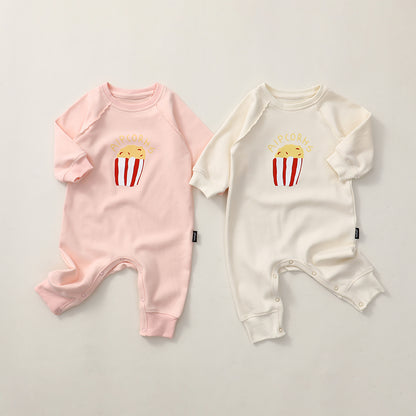 【BABY&KID】北欧風 ポテトチップス柄オールインワンSK012518