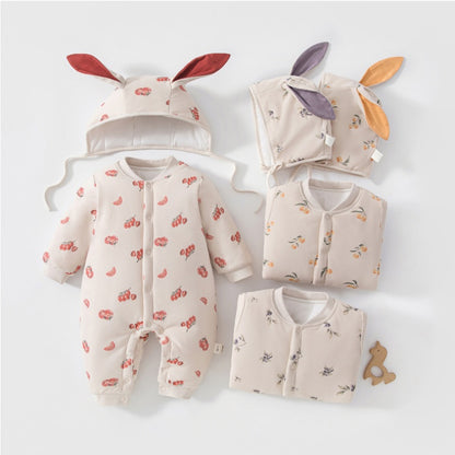 [BABY] Winter New Arrival Fruit Quilted Coverall SK108219