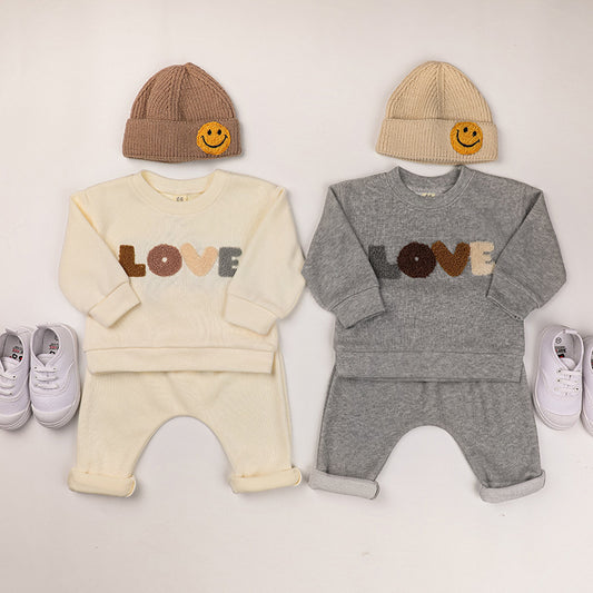 【BABY&KID】英字刺繍セットアップSK030307