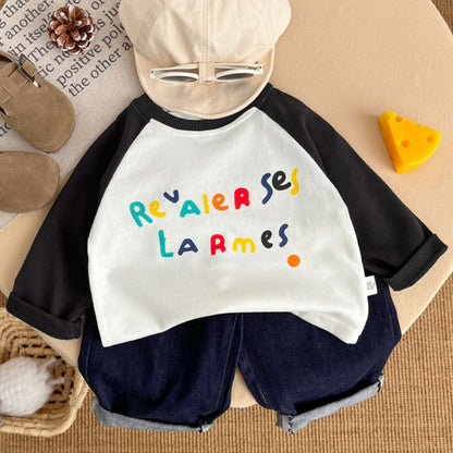 【BABY&KID】ロゴ配色TシャツSK100206