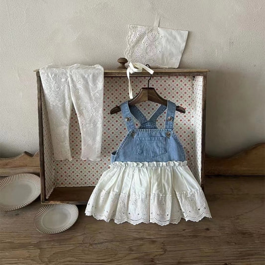 【BABY】夏新作 クマの刺繍ワンピースSK072515