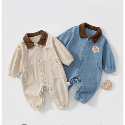 【BABY】コーデュロイ襟付きカバーオールSK107522